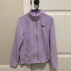 Lavender fleece Vineyard Vines jacket